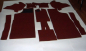 Preview: Carpet set red sling NSU Prinz 4