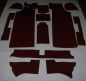 Preview: Teppichsatz rot schlinge NSU Prinz 1200c, Typ 110