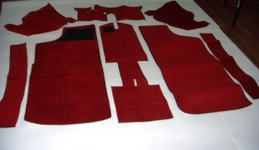 Carpet set red NSU Prinz 4