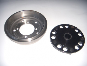 Preview: Brake drum with steel hub NSU 1000, TT, TTS