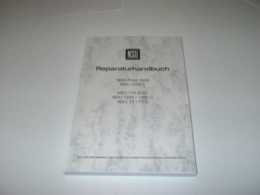 Werkstatthandbuch NSU Prinz 1000, TT, TTS, 1200