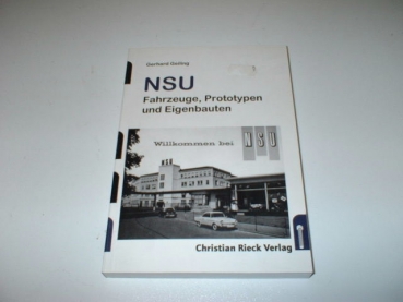 Buch NSU Fahrzeuge, Prototypen