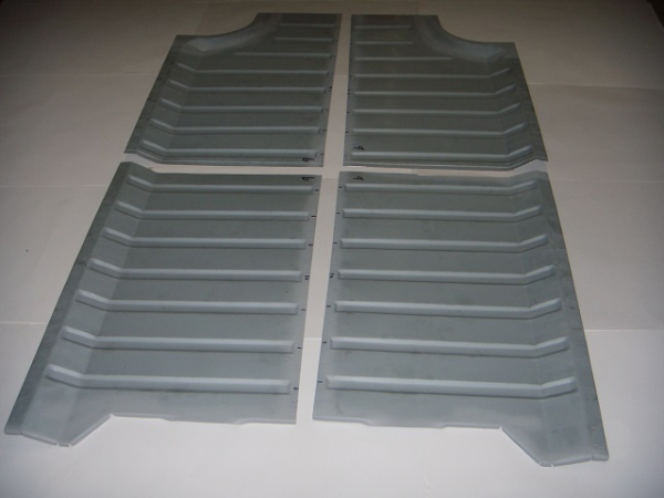 Floor panels front and rear NSU Prinz 1000, 1200, TT