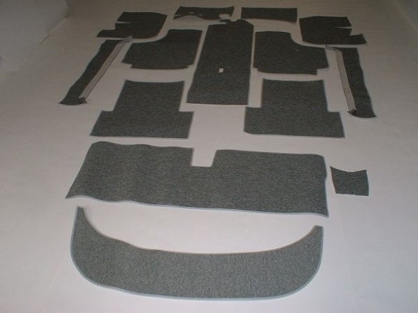 Carpet set light gray NSU Sportprinz