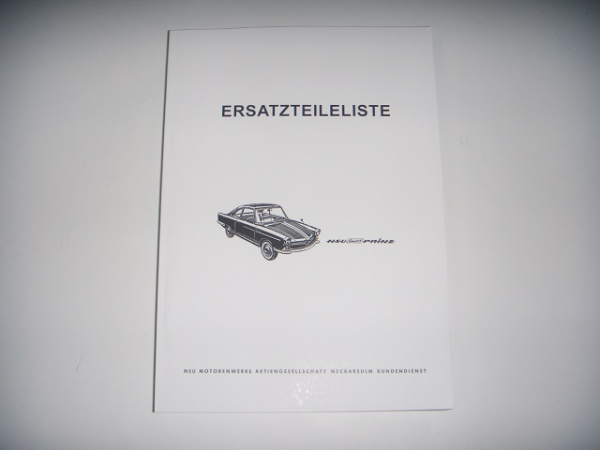 Ersatzteilkatalog NSU Sportprinz