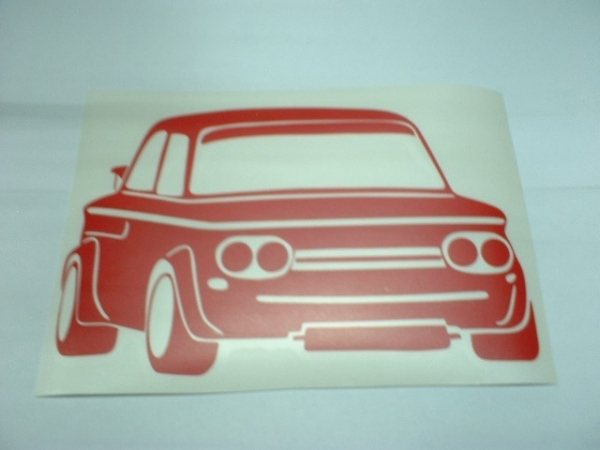 Sticker NSU red