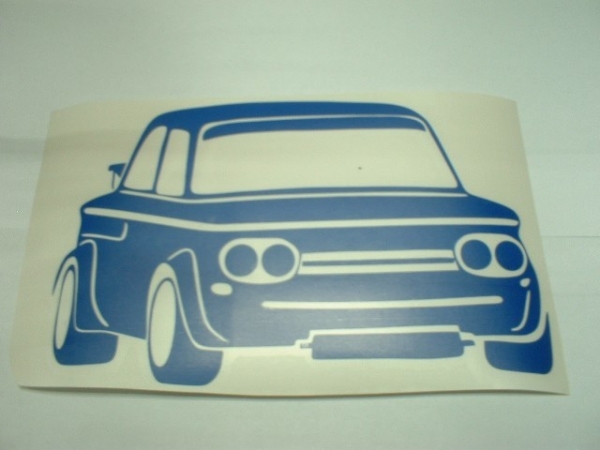 Sticker NSU blue