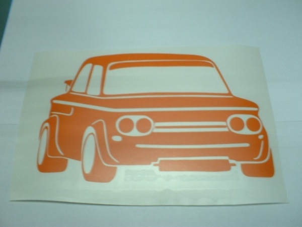 Sticker NSU orange