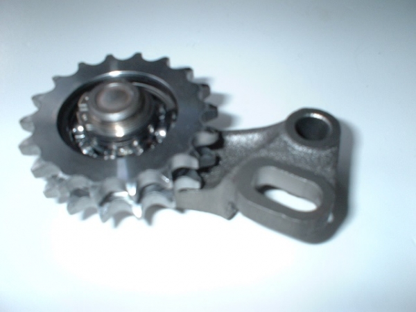Chain sprocket with chain tensioners NSU 1000, 1200, TT, TTS