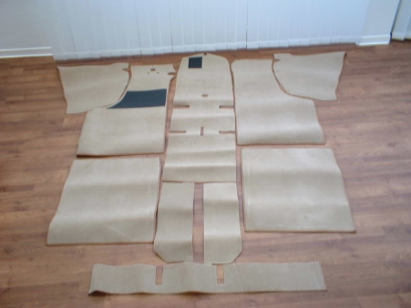 Carpet set beige NSU Prinz 1000, TT
