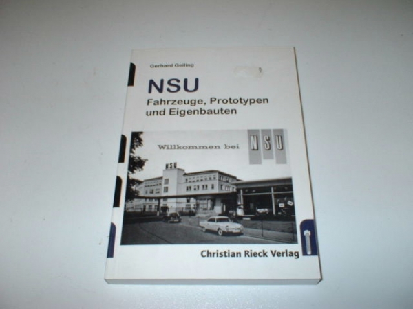 Book NSU cars, prototypes