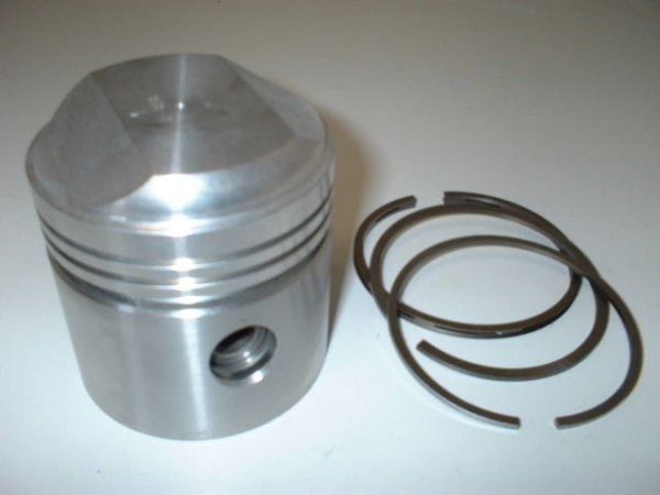 Piston avec segments NSU 1200TT